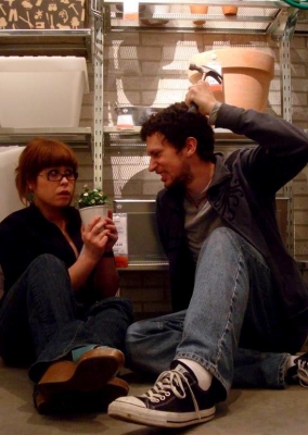 Um, I'm attacking the plant, not Kristin.