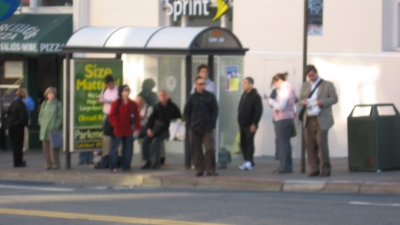 And they thought they were just waiting for the bus!