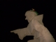 Plastic Jesus perched atop his head... Plastic Jesus perched atop his head...