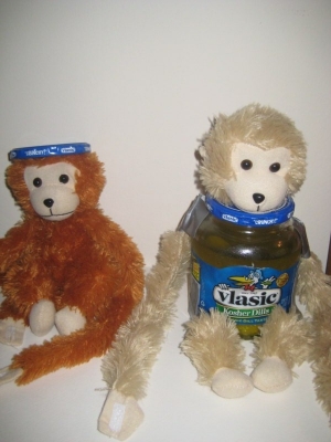 now jar of pickles has arms and legs