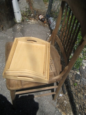 more serving trays. maybe today was throw out your serving trays day?