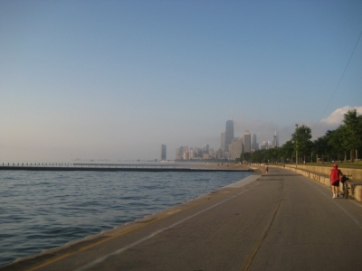 Downtown comes into view