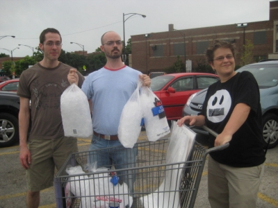 Buying ice and paperboard