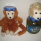 now cute stuffed monkey has lid