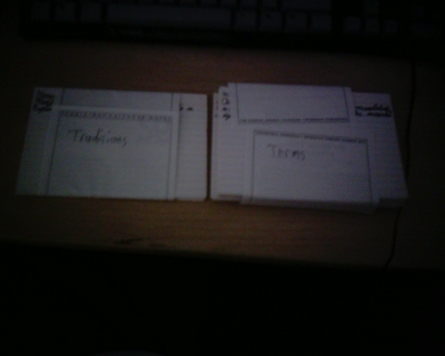 The Two Stacks of Cards