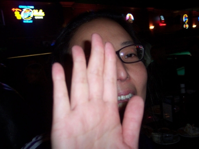 saying hello