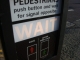 It said "WAIT"