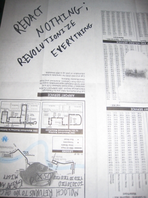 REDACT NOTHING; REVOLUTIONIZE EVERYTHING REDACT NOTHING; REVOLUTIONIZE EVERYTHING