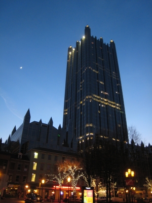 We got to downtown right at dusk... 6pm. We got to downtown right at dusk... 6pm.