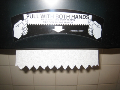 PULL WITH BOTH HANDS