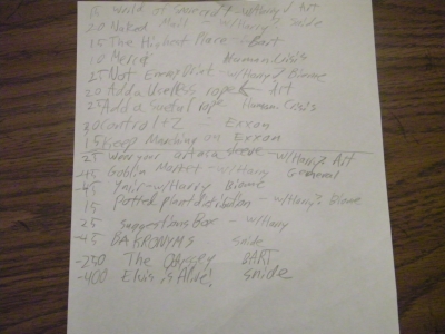 new list