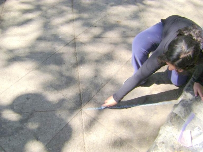 Chalk Girl starts the game