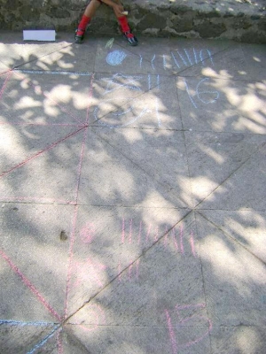 Final score: Chalk Girl 16, Susy Derkins 15