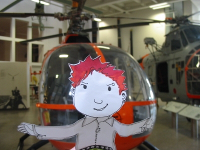 Flat Stanley hijacks a helicopter and blows this joint. Flat Stanley hijacks a helicopter and blows this joint.