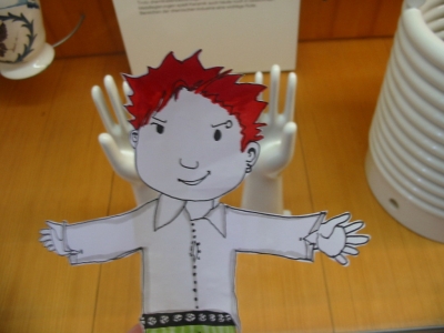 Flat Stanley prepares to crowd-surf