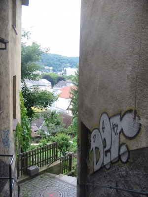 Making my way towards the spine...