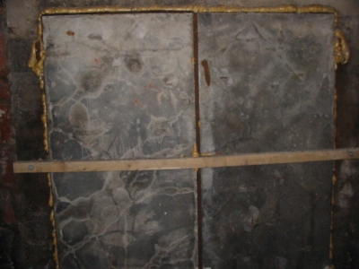 The sealed-shut-and-barred door