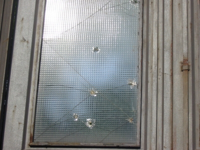 Bullet holes?