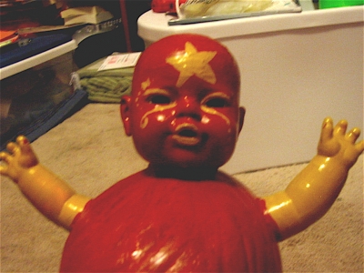 Close-up (parasitic head, arms)