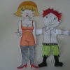Flat Stanley brings home a new acquaintance: Flat Maude The Hooker