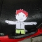 Flat Stanley and his sweet ride (closer-up)