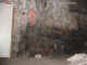 The right wall of the cave