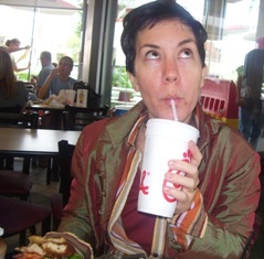 to suck up drink. to suck up drink.