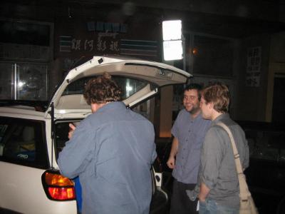 Looking in the back of Lowteck's Car...