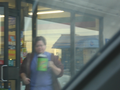 Heather at 7-Eleven