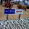 an isle of wight council sign and snow in the same pic
