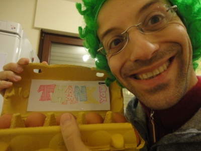 The eggs are thankful too!