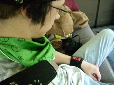 In the van In the van