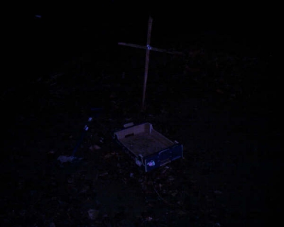 It was very dark