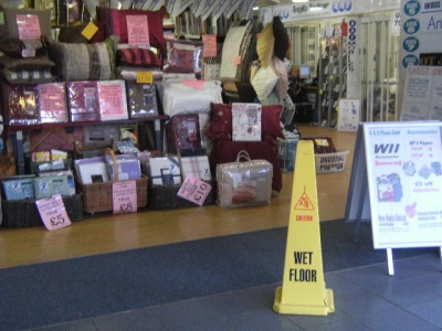 Wet floor?