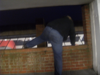Daryl getting roof access