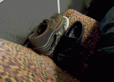 Shoe tower creation gif