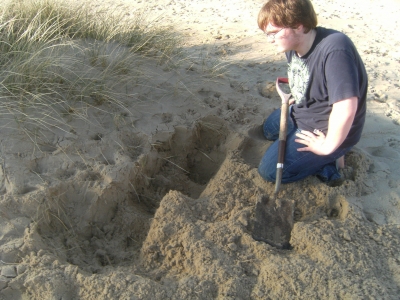 Contemplation about a hole.