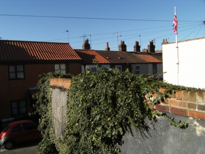 Dragging the wall down