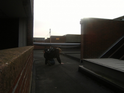 Crawling under piping