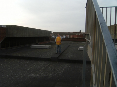 Middle of the roof
