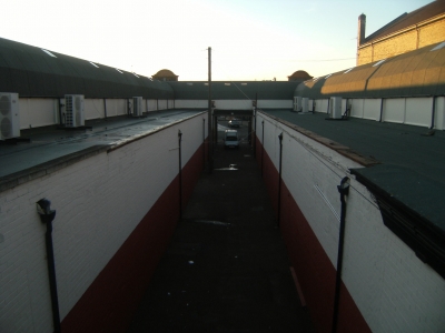 View down the centre