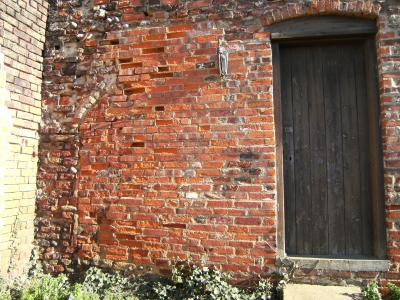 Starting to climb the wall