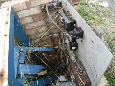 Past building remnants