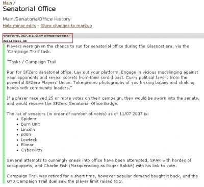Wiki- Senatorial Office History Wiki- Senatorial Office History