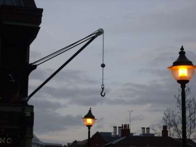 Hook by the canal