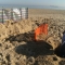 Process of digging for Beach Storm