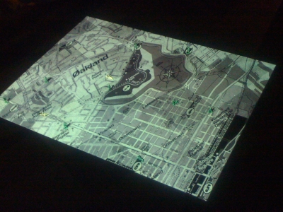 the projected map at the end the projected map at the end