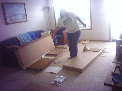 Unpacking the boxes :(