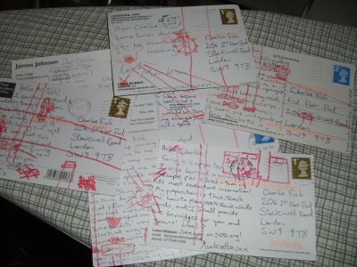 7 postcards