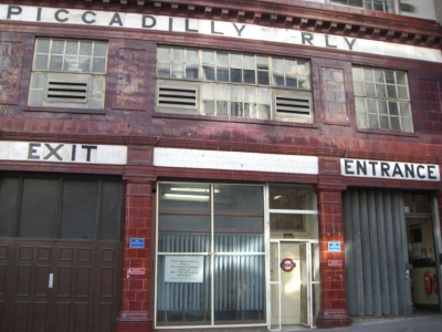 Back of station